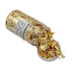 Ongles Argent Cuivre Or 72 g/set Feuille Flocons pour Résine Dorure Métal Feuille d'Or Flocons pour Ongles Art Artisanat Peinture - Product Image 1