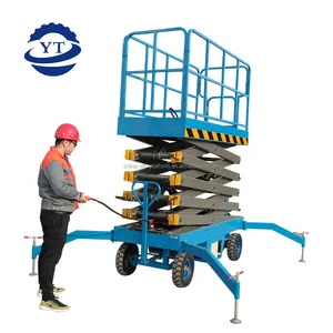 aerial scissor lift platform scissor lift hydraulic lifting trailer for sale with good price