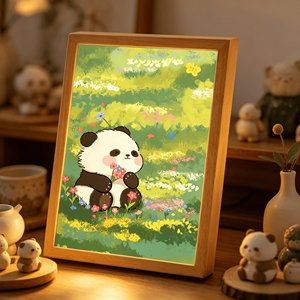 Customizable 3D Creative LED Frame Picture Table Lamp Decorative Night Light for Living Room Unique Wall Decoration - Product Image 3