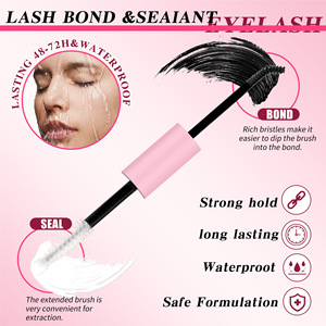 Nouveau Kit de Cils en Grappes Synthétiques Véganes et Sans Cruauté Animale avec Logo Personnalisé, Colle à Cils Double Segmentée et Scellant pour Cils DIY - Product Image 5