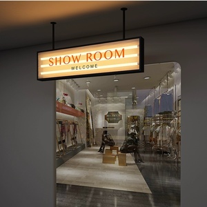 Công NGHIỆP 4x8 chân trần lớn treo seg <span class=keywords><strong>lightbox</strong></span> cho sân bay/sảnh khách sạn wayfinding signage cửa hàng trong nhà hiển thị - Product Image 3