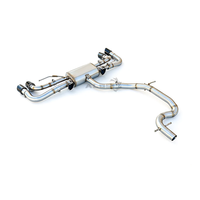 Système d'échappement Catback haute performance pour Audi A3 1.8T 2.0T (2012-2020) Diffuseur en acier inoxydable Tuyaux d'échappement Valvetronic