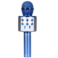 Mikrofon Karaoke Bluetooth 858 untuk Rumah, Mikrofon Nirkabel Genggam
