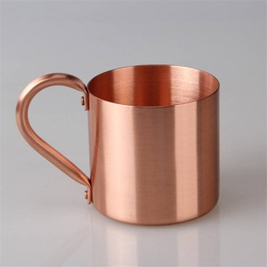 Top Selling <b>Copper</b> <b>Cup</b> With Smooth Finish Reusable Metal Drinking Tumbler For Home Restaurant Hotel And Cafe for Sale - Product Image 4