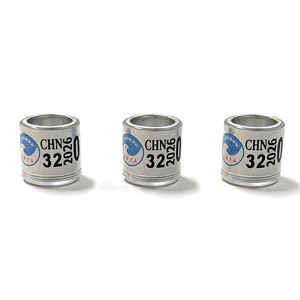 2025 Yüksek Kaliteli Klasik Kişiselleştirilmiş Özelleştirilebilir Yeniden Kullanılabilir Yarış Güvercini Yüzüğü Evcil Hayvanlar İçin İsimli Plastik Açık Hava Kullanımı - Product Image 6