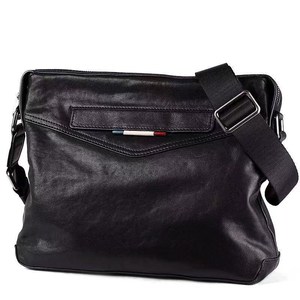 Sac à bandoulière en cuir véritable pour hommes, noir, durable, résistant à l'usure, pour loisirs et voyages, été 2021 - Product Image 1