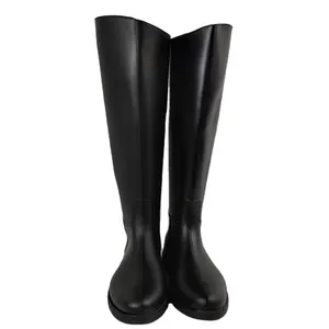 שחור חם מכירות בטיחות Pvc גשם מגפיים עמיד למים נשים של מגפיים