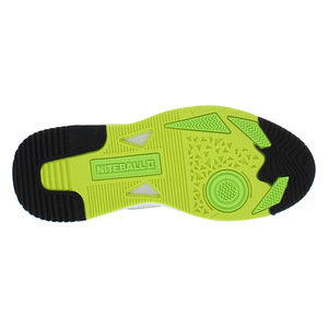ADIDAS niteball II รองเท้าออกกำลังกายสำหรับผู้ชายและรองเท้าสำหรับออกกำลังกายแบบไขว้รองเท้าสีขาว/โซลาร์สีเหลือง/แกนสีดำ-100% ของแท้ - Product Image 5