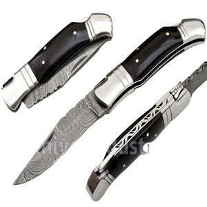 Custom Hand Made Steel Folding <b>Knife</b> Multi Functional <b>Knife</b> Sm <b>Knives</b> Olive Wood OEM PK (smk1106) - Product Image 1