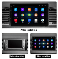 Autoradio 2 Din avec écran tactile Android 14 de 9 pouces, écran partagé, DSP, lecteur stéréo/vidéo avec Carplay pour UAZ Patriot 3 2016 ~2021