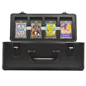 P SA Sports Graded Card Case <span class=keywords><strong>Valise</strong></span> en aluminium pour SGC CSG BGS Trading Graded Card Carrying Case - Product Image 3