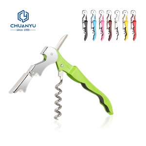 Chất Lượng Cao 58G Rượu Vang Corkscrew Đa Chức Năng Thép Không Gỉ Rượu Vang Mở Chai Với Biểu Tượng Tùy Chỉnh - Product Image 3