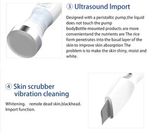 เครื่องทำน้ำแข็งสีฟ้าอัจฉริยะสำห<span class=keywords><strong>รับ</strong></span>ใบหน้าเครื่องลอก<span class=keywords><strong>ผิว</strong></span>ด้วยน้ำ H2o2แบบพกพา - Product Image 4