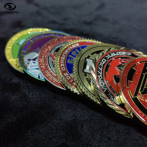 Moneda Conmemorativa de la Estatua de la Libertad, Fabricada a Medida, de Aleación de Zinc Esmaltada en 3D - Product Image 2