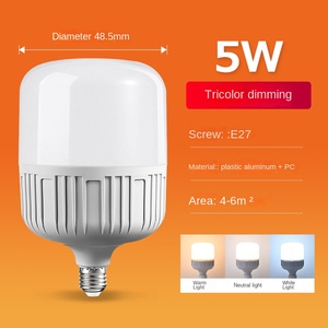 Siêu sáng công suất cao AC LED bóng đèn 2700K mềm ấm Trắng E27 vít cơ sở dân cư tiết kiệm năng lượng năng lượng Sao chứng nhận không - Product Image 5