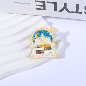 เข็มกลัดโลหะเคลือบลายการ์ตูนการ์ตูนอนิเมะสีดำลายหนังสือมังกรแนวแฟนตาซีกระเป๋าเป้สะพายหลังมีปกเครื่องประดับเป็นของขวัญสำหรับเพื่อน - Product Image 2