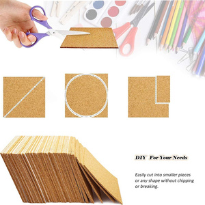 Posavasos <span class=keywords><strong>de</strong></span> <span class=keywords><strong>Corcho</strong></span> Autoadhesivo <span class=keywords><strong>de</strong></span> 4 Pulgadas, Redondos, con Respaldo <span class=keywords><strong>de</strong></span> <span class=keywords><strong>Corcho</strong></span> y Adhesivo Fuerte para Manualidades, Tablero <span class=keywords><strong>de</strong></span> <span class=keywords><strong>Corcho</strong></span> Adhesivo - Product Image 6
