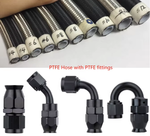 خرطوم PTFE مخصص من هاوفا ريسينغ بألوان مخصصة، مقاسات AN4 وAN6 و<span class=keywords><strong>AN8</strong></span> وAN10 وAN12 - مجدول من الفولاذ المقاوم للصدأ والنايلون للمركبات عالية الأداء - Product Image 6