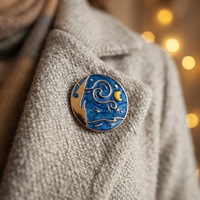 Épingles personnalisées au design vintage créatif, badges personnalisés aux formes originales et épingles commémoratives laquées sur mesure