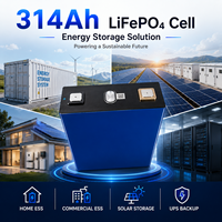 Cellule de batterie LiFePO4 314Ah 3.2V de qualité GUOKE NETC 314Ah prismatique pour stockage d'énergie solaire, 10000+ cycles, 0.2m interne