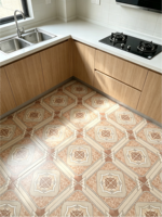 Carreaux de céramique mats à motif carré, style marocain, 400x400, carreaux de porcelaine modernes, usine de carreaux pour la décoration des sols de villas et salles de bain