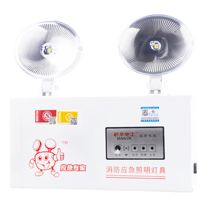 ไฟฉุกเฉิน Manva 2 หัว 8W LED สำหรับความปลอดภัยจากอัคคีภัย ใช้ในกรณีฉุกเฉิน - Product Image 1