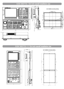 คอนโทรลเลอร์เครื่องกลึง 5 แกน GSK 980TDi คุณภาพสูง ราคาประหยัด พร้อมหน้าจอ HMI ขนาด 8.4/10.4 นิ้ว และการสื่อสารผ่าน USB/RS232/LAN - Product Image 4