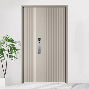 Nội thất bên ngoài cửa thép cửa trước an ninh nhập đường sắt trượt cho nhà kho căn hộ khách sàn-vật liệu xây dựng - Product Image 2
