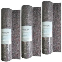 Feutre de protection gris uni écologique 220gr 1x50m, 100% polyester recyclé, imperméable, résistant à l'eau, pour couvrir les sols