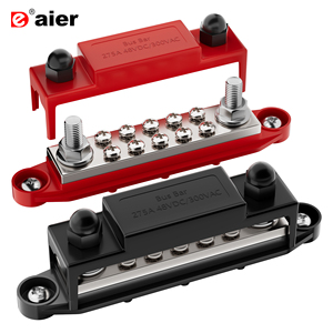 Barra de Distribución de Energía de Cobre a Granel 12V 275A con Perno de 3/8 Pulgadas, Certificación RoHS y CE, para Sistemas Marinos y Automotrices - Product Image 1