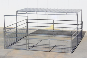 Clôture de cour de cheval en tube de fer ombre utilisation abri extérieur - Product Image 5