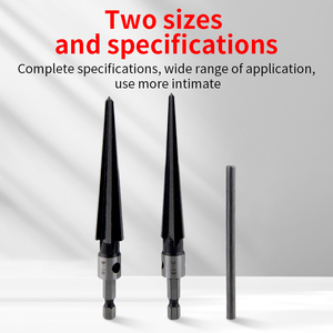 High-Speed Steel Conical <strong>Reamer</strong> and Hole Expanding Machine Woodworking Chamfering <strong>Tool</strong> with Hard Alloy Spiral Drill Bit - Product Image 5