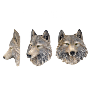 ของตกแต่งผนังเรซินทันสมัยลายสุนัขสิงโตหมีเสือดาวหมาป่าหัวสัตว์สไตล์นอร์ดิกสำหรับตกแต่งแขวนผนังดีไซน์ล่าสุดปี3D - Product Image 6