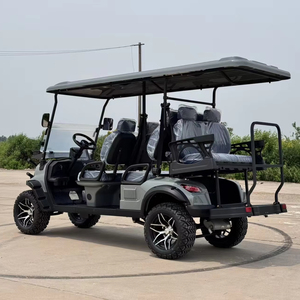 Giá bán buôn 6 chỗ ngồi UTV 4x4 xăng Golf giỏ hàng thoa đài phát thanh Câu Lạc Bộ Xe <span class=keywords><strong>Buggy</strong></span> Golf mèo gas Powered - Product Image 1