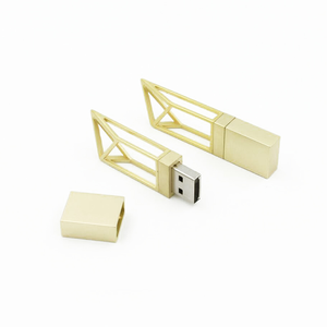 Memoria USB 2.0 de Metal Geométrica de Alta Calidad, Capacidad de 1GB-32GB, 1 Año de Garantía, Marca OEM, Regalo de Boda Perfecto - Product Image 2
