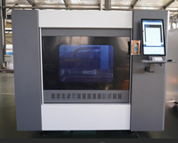 Machine de découpe laser à fibre de type portique RUIJIE 1m*1m, puissance 3000W/1500W, refroidissement automatique par eau, commande CNC, découpe 1-20mm