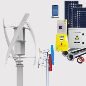Générateur éolien vertical R&X RX-XV 5/10 kW avec contrôleur de charge MPPT 24V/48V/120V pour usage agricole et domestique, garantie 10 ans, RX-XV 5 kW vertical - Product Image 1