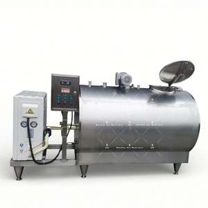 Réservoir de réfrigération pour lait Ace 300L, réservoir de stockage de liquides et de jus, machine de traitement laitier et de fabrication de yaourt - Product Image 2