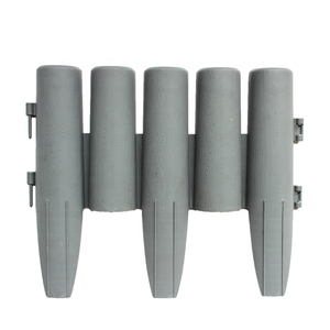 4PC <strong>Garden</strong> Fence Decorative Border Edge Hammered Palisade Fencing <strong>Plastic</strong> Small <strong>Garden</strong> Fence <strong>Garden</strong> <strong>Edging</strong> - Product Image 1