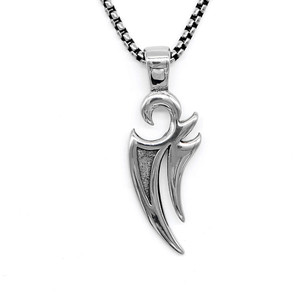 Yunnique-collar con colgante de acero y titanio de estilo coreano para hombre, joyería de moda, cadena de acero inoxidable con diseño geométrico - Product Image 1