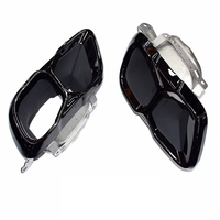 Silencieux de style M60i noir brillant ou argenté pour BMW X5 G05, embouts d'échappement carrés