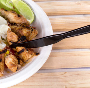 Ensembles de couverts jetables robustes Cuillères en plastique Forchette Fourchettes et couteaux Nipkin - Product Image 6