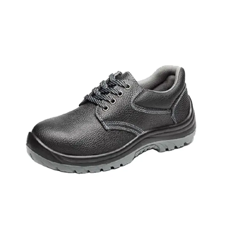 Chaussures de sécurité en cuir à embout en acier et plaque d'acier pour hommes Chaussures de travail de protection de sécurité bottes