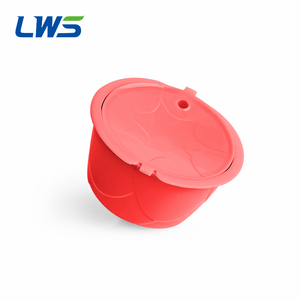 Capsules de café rechargeables en acier inoxydable avec filtre en PP compatibles avec les machines à expresso <span class=keywords><strong>Dolce</strong></span> <span class=keywords><strong>Gusto</strong></span>, faciles à nettoyer et réutilisables - Product Image 3