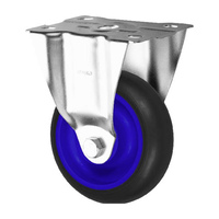 Roulettes pivotantes en caoutchouc légères de 130 mm pour chariot à main japonais en plastique, roulettes pour chariot alimentaire