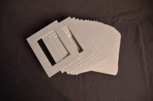 Taille personnalisée de passe-partout blanc pur, passe-partout noir en papier pour travaux manuels/carton pour travaux manuels/simple - Product Image 5