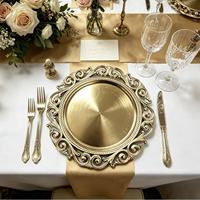 Assiettes de Présentation Colorées et Durables pour Pâques et Mariages, 33 cm, en PP Léger et Moderne pour Table de Dîner Festive