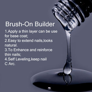 KODIES <span class=keywords><strong>vernis</strong></span> à ongles gel transparent constructeur manucure extension liquide OEM marque privée sans douleur brosse 15ml longue durée - Product Image 2