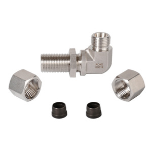 Raccord coudé en acier au carbone DIN2353 pour tuyauterie, connecteur hydraulique 6L8L10L12L15L18L22L28L35L42L6S8S10S12S14S16S20S25S30S38S - Product Image 5