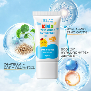 <span class=keywords><strong>Protector</strong></span> <span class=keywords><strong>Solar</strong></span> de Amplio Espectro para Bebés y Niños, SPF 50, Crema con Óxido de Zinc y Centella Asiática, Calmante para Piel Sensible Infantil, OEM ODM - Product Image 5